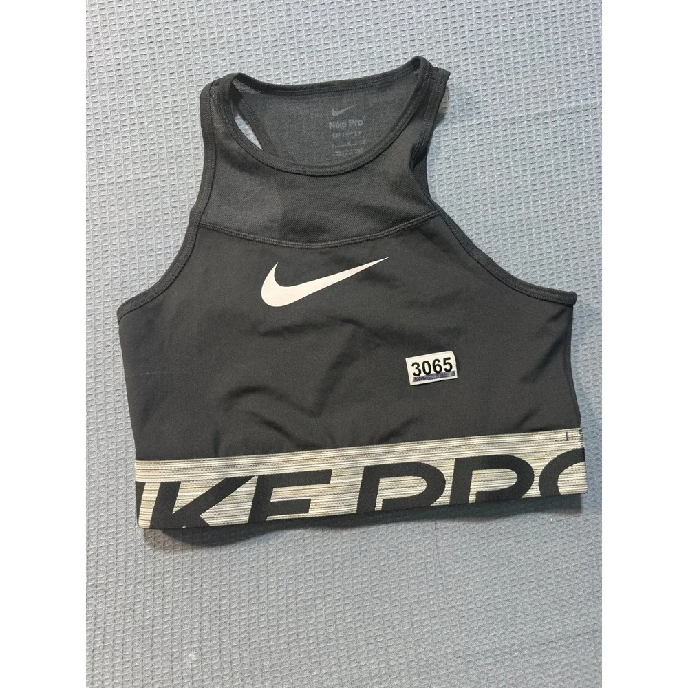 Nike Pro Dri-FIT Sports Bra Womens Medium Black